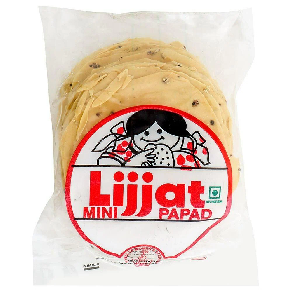 LIJJAT UDAD MINI PAPAD 200G